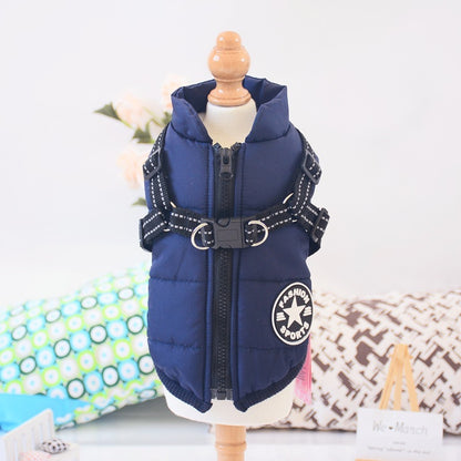 Waterproof Winter Jacket with Built-in Harness