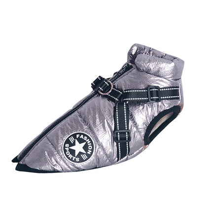Waterproof Winter Jacket with Built-in Harness
